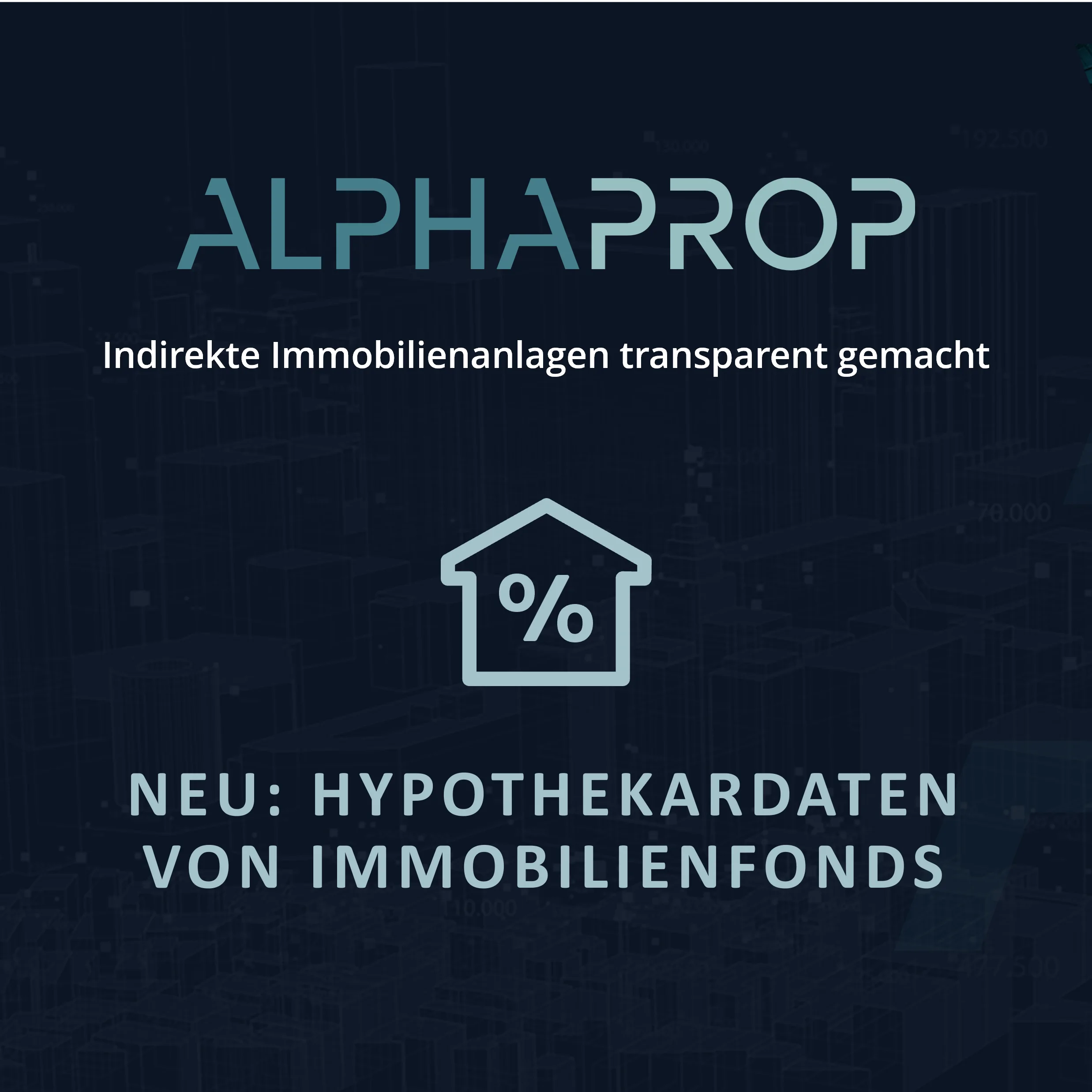 Version Alphaprop 1.9 – maintenant avec des données sur les hypothèques